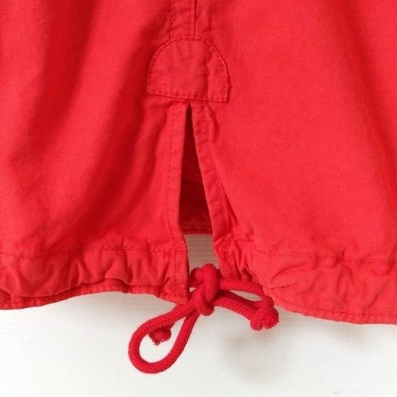 Gap Lightweight Zip & Button Front Hooded Utility Cargo Jacket Hot Coral Pink XS - Picture 16 of 16